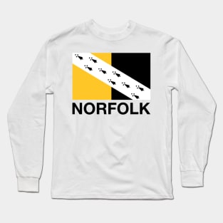 Norfolk County Flag - England Long Sleeve T-Shirt